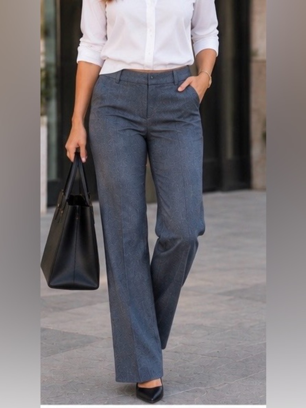 Express Editor Jean Like boot-Leg Dress Trousers 6